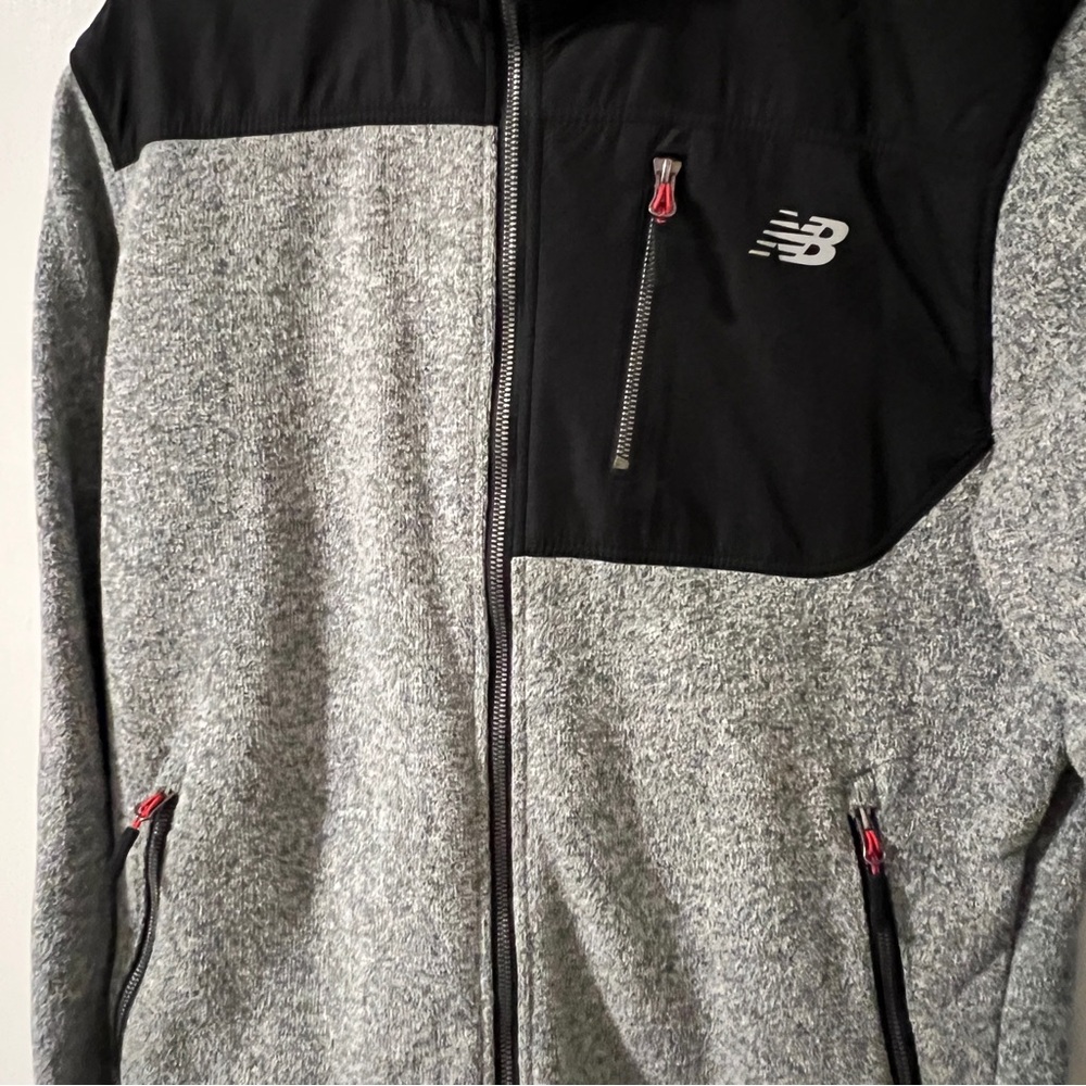 Mens medium north face gray fleece